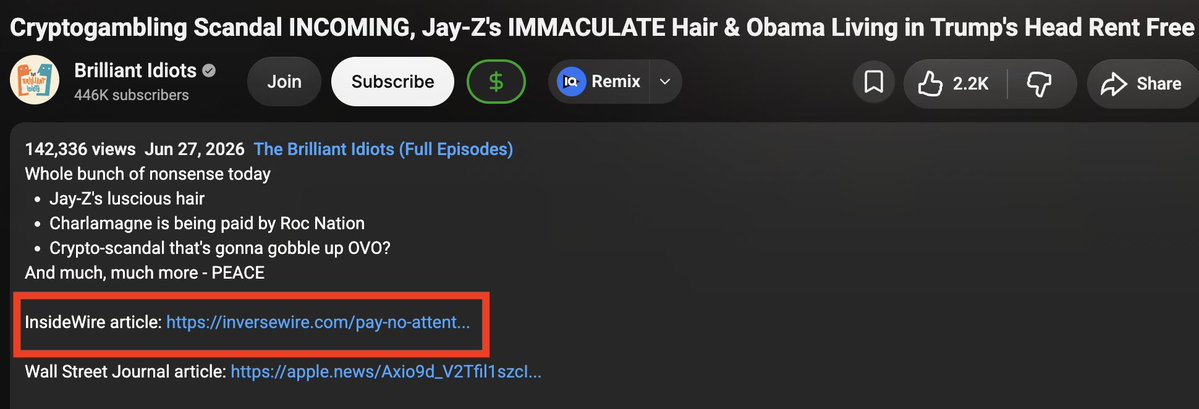 The OVO Docket tweet media
