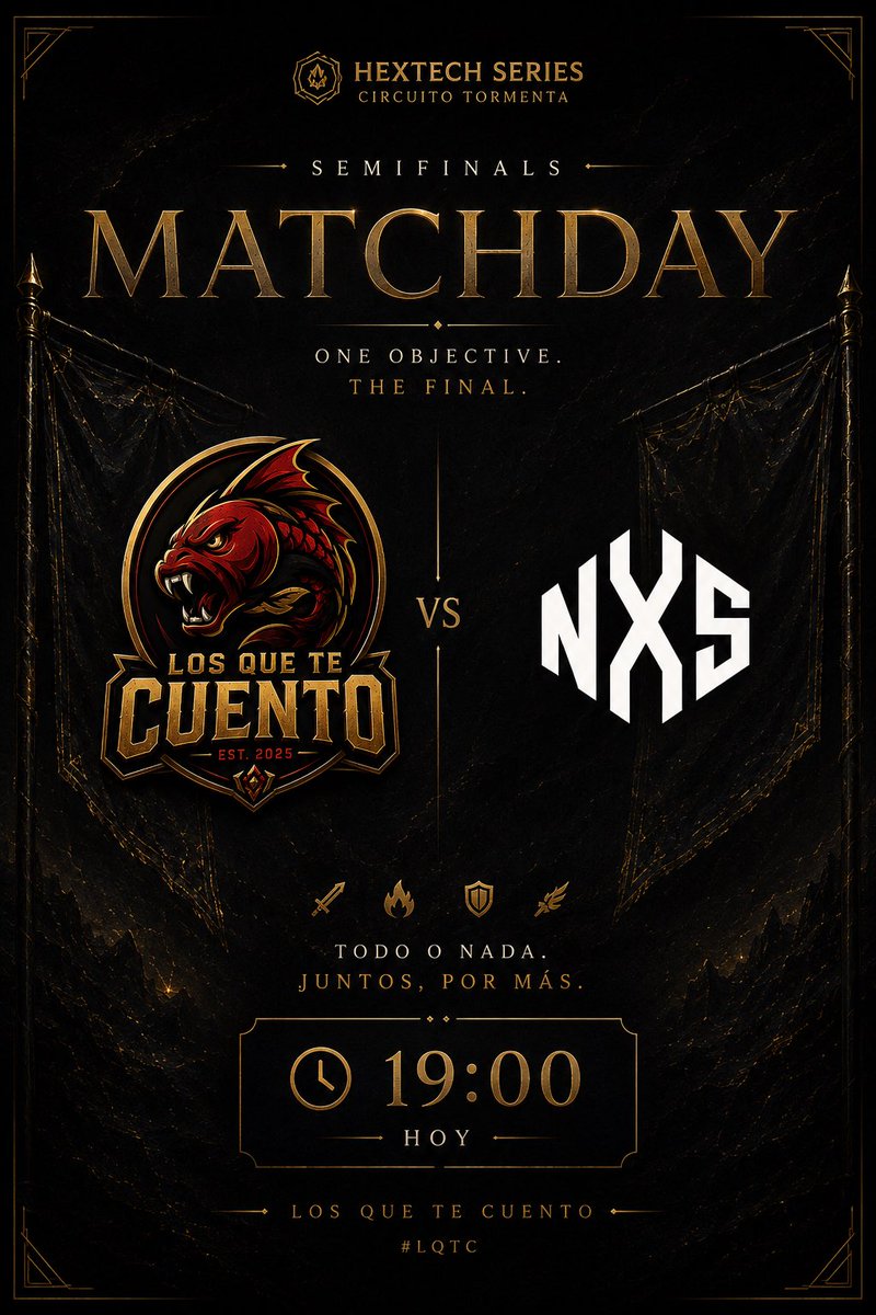 LTCLOLteam's tweet photo. No hemos llegado hasta aquí por casualidad.

Hoy tenemos una oportunidad de seguir escribiendo nuestra historia.

Que hable la Grieta.

🆚 @eSportsNX5 
🕖 19:00
@SomosLaTormenta https://t.co/0tMGuVt6RL