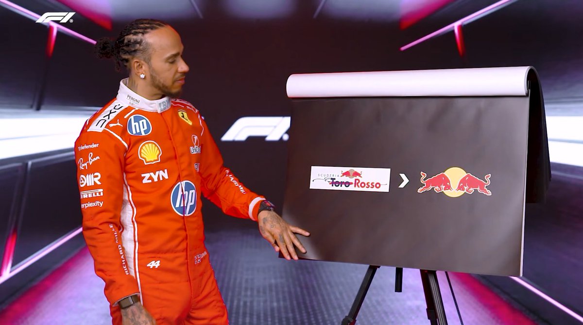 F1BigData's tweet photo. Clue, Hadjar's teammate
Hamilton: "Lawson" https://t.co/eFeJOxHJXC