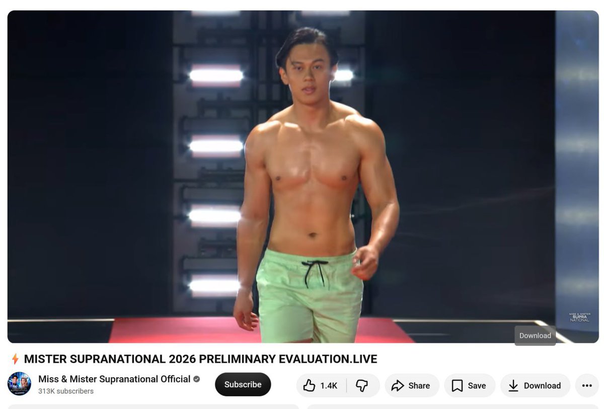 suk4alter's tweet photo. Jedi bodinya emang makin oke, cuman mister2an sepertinya lebih ngeFans sama muka2 latinos dan beraut tegas..  #mistersupranational2026 #jehujedija https://t.co/rfUGBJB4We