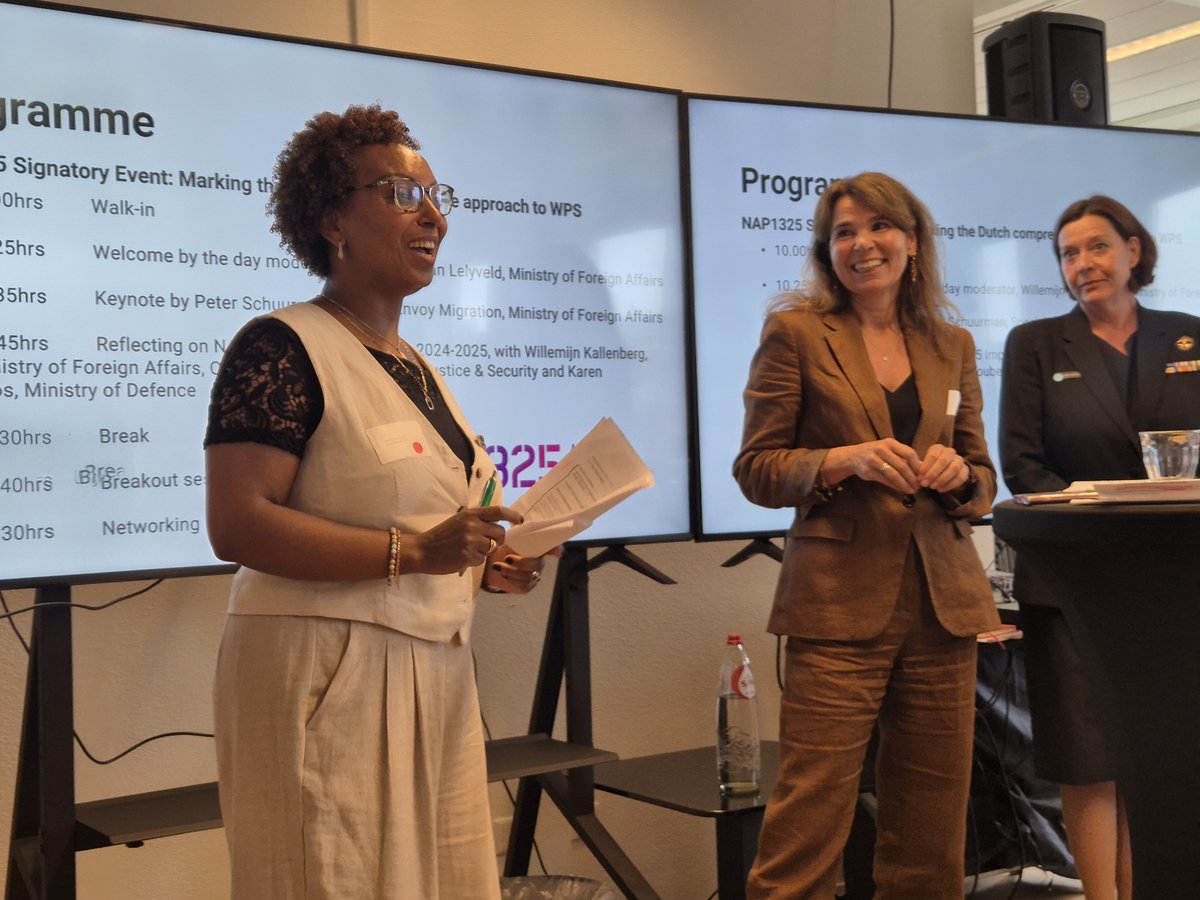 NAP1325's tweet photo. Hosted by @MinBZ and @genderplatform, NAP 1325 signatories reflected on key priorities: gender-responsive leadership, sustainable funding and accountability to turn commitments into action!

👉 Read the full reflections on the NAP 1325 Signatory Event: https://t.co/YruQcejNpm https://t.co/FKyvobIJvk