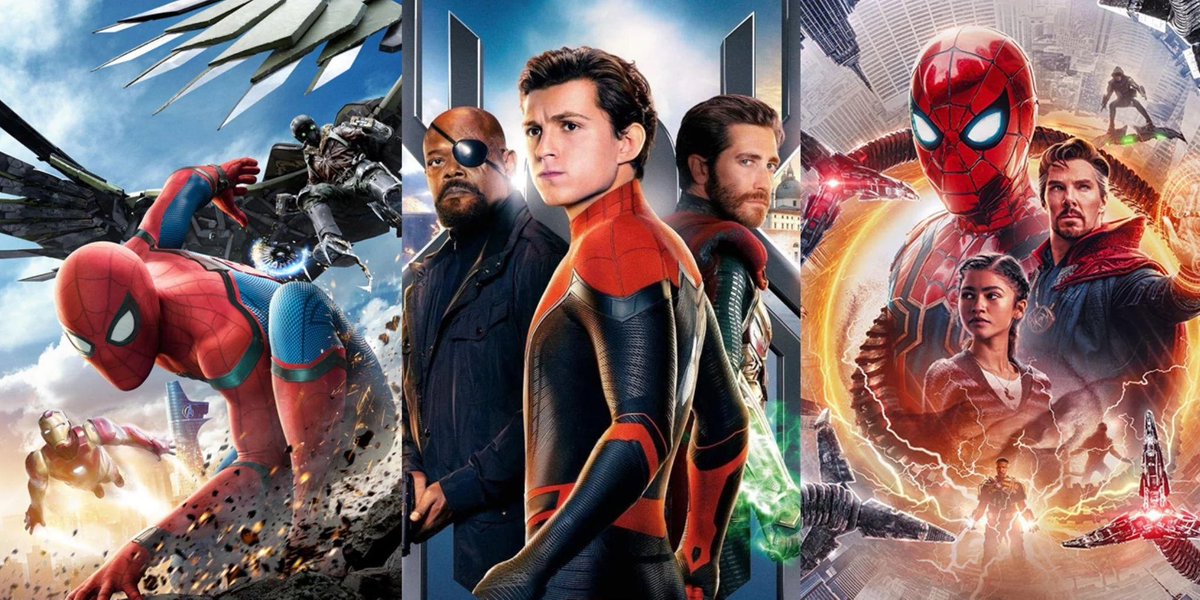 sidesoffiction's tweet photo. Rewatched the Home trilogy this week in preparation for Brand New Day and here are my ratings for each:

Homecoming - 8/10
Far from Home - 7/10
No Way Home - 8/10 https://t.co/ocVwIdaPvV