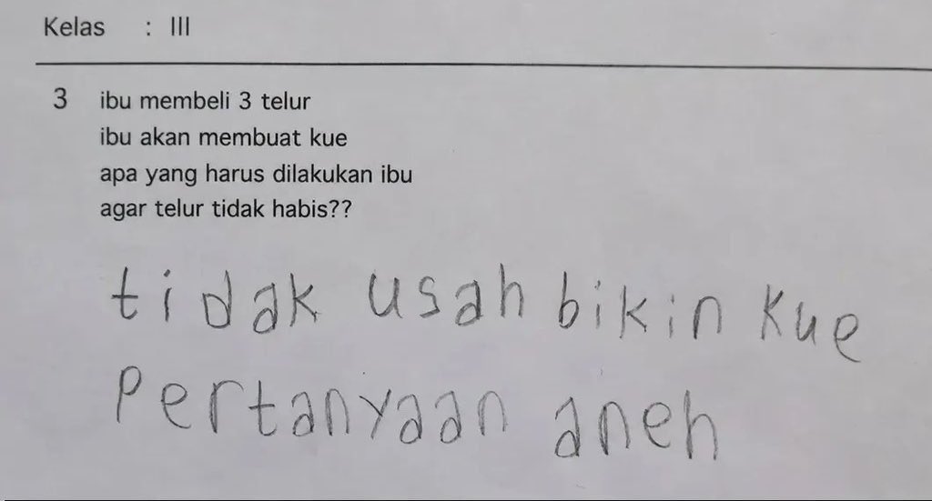 draftkay's tweet photo. orangnya                                kertas ulanganya https://t.co/n0cBubzCpn
