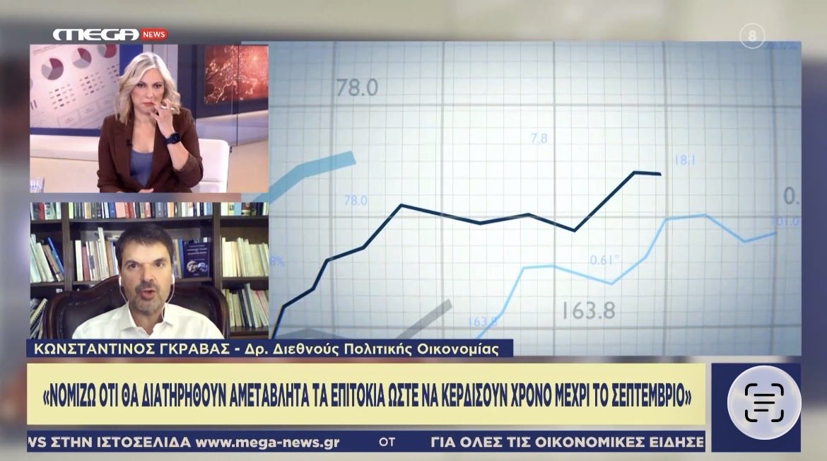 KGravas's tweet photo. Recently interviewed by MegaNews tv (16 July 2026), I argued that both the European Central Bank (last week) and the US Federal Reserve (yesterday) would leave policy rates unchanged at their respective July meetings… 
https://t.co/HU8W9c0Wwh

#ECB #Fed #centralbanks #markets https://t.co/r5V9KOVKvG