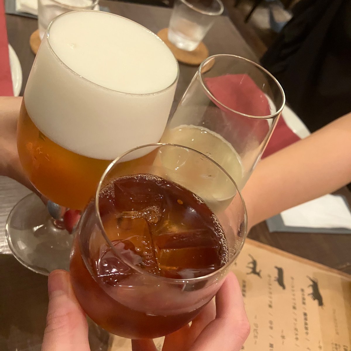 matsuko222's tweet photo. 激鬱だった顧客MTGも無事終わり心が軽くなったー☺️
そして診断士女子会楽しかったー🍖🍷✨
明日からも頑張れそう！ https://t.co/aDATsNLUwC