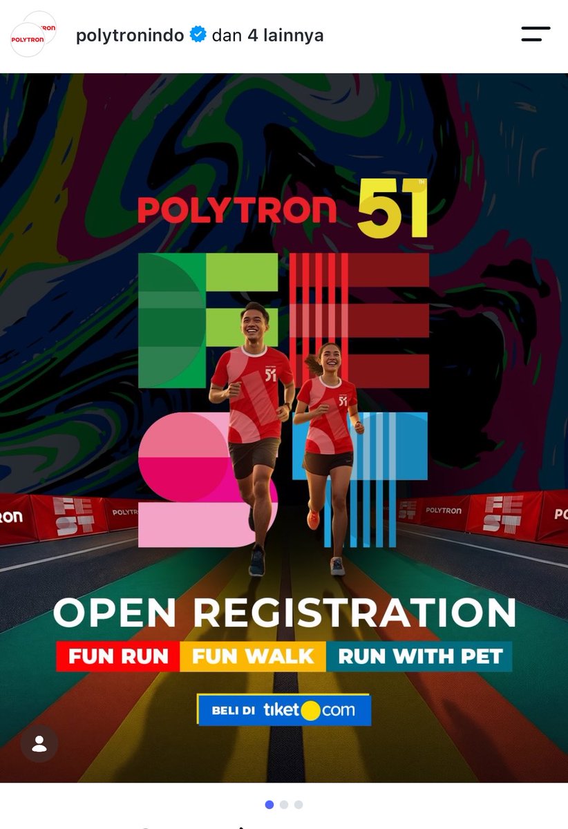 livimiese's tweet photo. guys siapa tau mutual gue ada yg mau join bundling tiket fun run polytron karna masih kurang orang wkwk buat data dijamin aman bangettt
#funrun https://t.co/Mg0UNKfas3