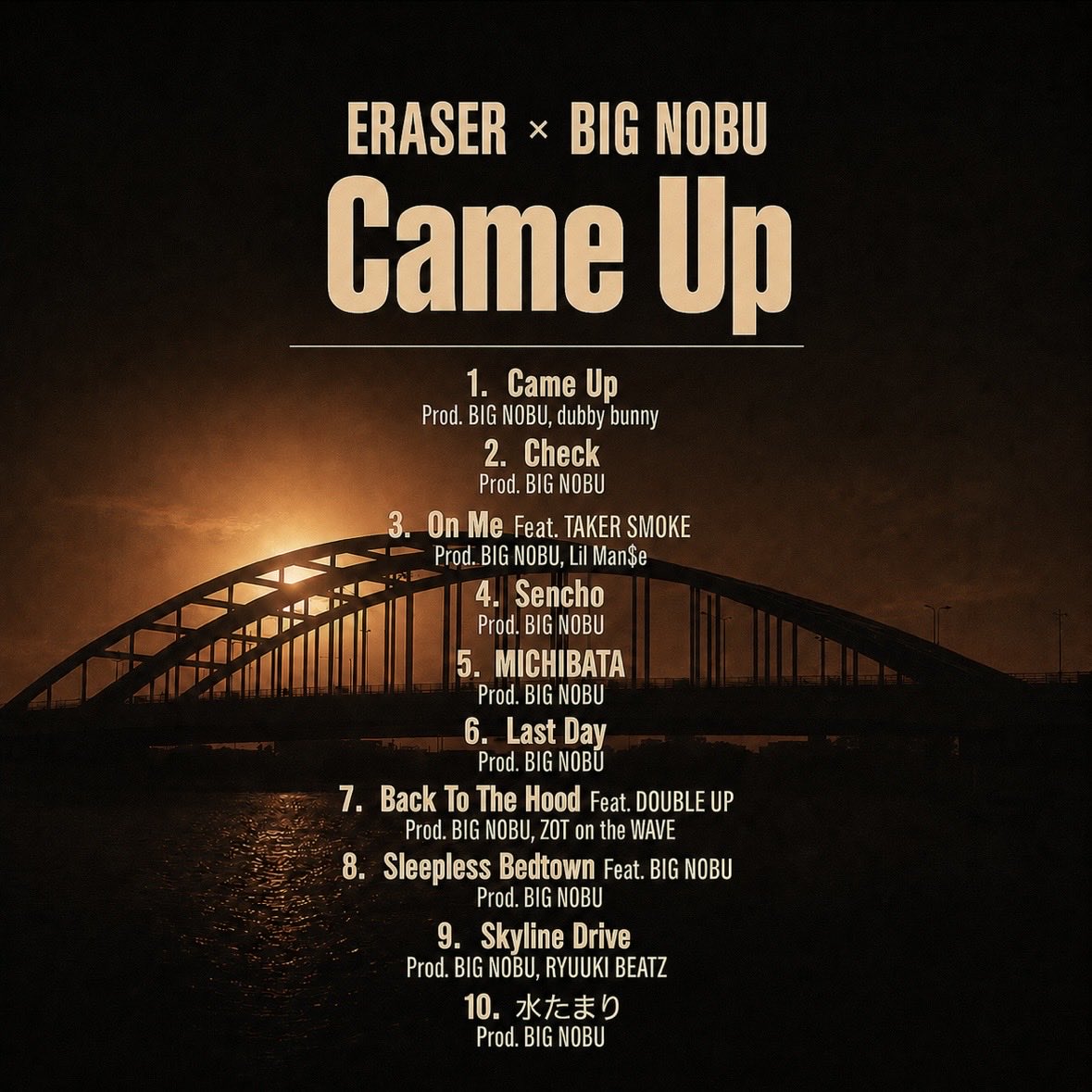 ERASERodz's tweet photo. ERASER &amp; BIG NOBU Collaboration Album "Came Up" OUTNOW!!!

https://t.co/2r8zLpi3PR https://t.co/R83IPUljtd