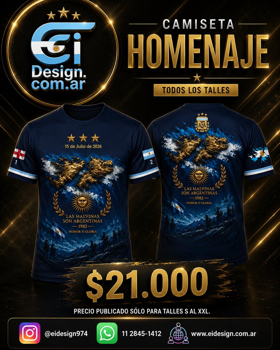 eidesign11's tweet photo. La mejor Calidad, al Mejor Precio...

🧶 Remeras DTF desde $15.000

🧶 Buzos desde $32.000

🧶 Camisetas Selección Argentina desde $18.000

#edicionespecial   #remeras #dtf 
#SuperPromo #remerasoversize 
#ofertas #personalizate
ENVIOS A TODO EL PAÍS!!!
Válido hasta el 31/07/2026 https://t.co/ObmoTgSpqg