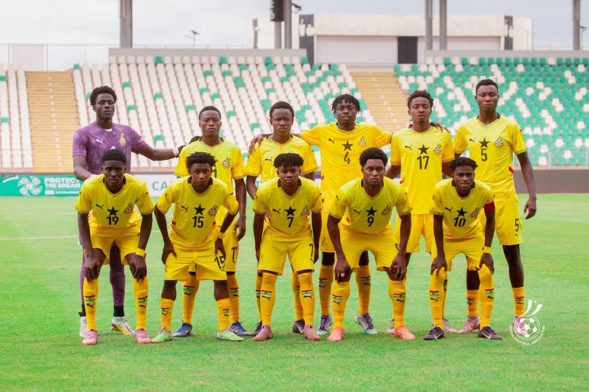 _bravonshem's tweet photo. 🇬🇭 Ghana’s U20 boys take on Burkina Faso in the second Group B game of the WAFU B U-20 Championship.

A must-game win game for the Black Satellites to get a chance to qualify to the next round. 

⏱️ 6:00 PM

#BlackSatellites | #WAFUBU20 https://t.co/thLJBVKBkm