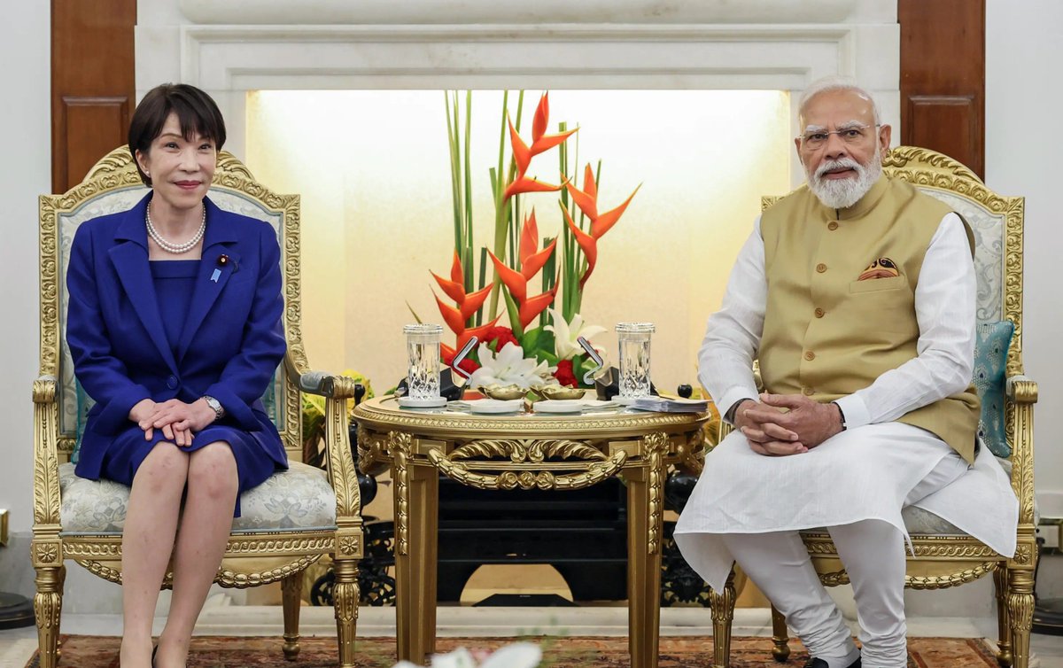 Indianinfoguide's tweet photo. 🚨India and Japan launched Plan for India-Japan Human Resource Exchange and Cooperation aiming for a two-way exchange of over 500,000 people, including 50,000 skilled Indian workers. https://t.co/b5AWVgqC28