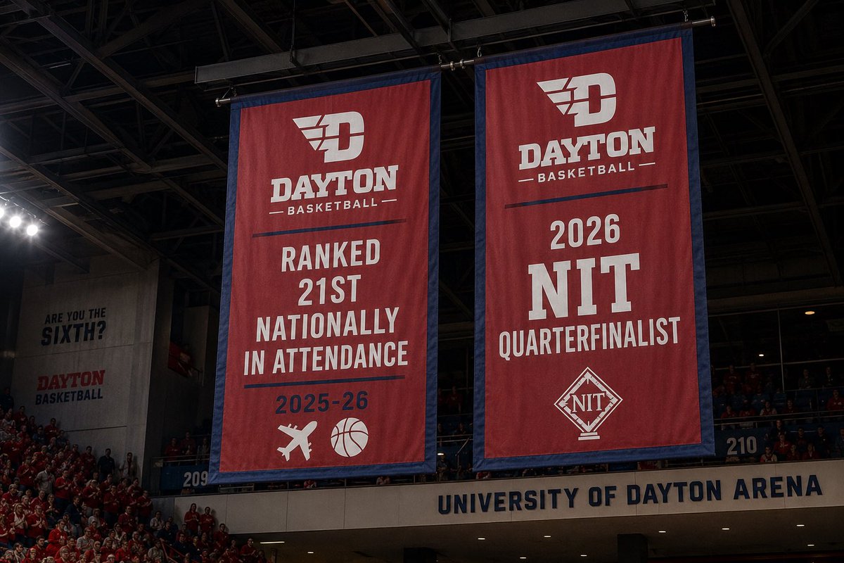 Toumaniac33's tweet photo. @DaytonMBB @DaytonFlyers Who would’ve thought we would hang 2 banners last season?!?! #ExtendAG #AlwaysProUD #WeSoar https://t.co/cfQ0hUTVwN