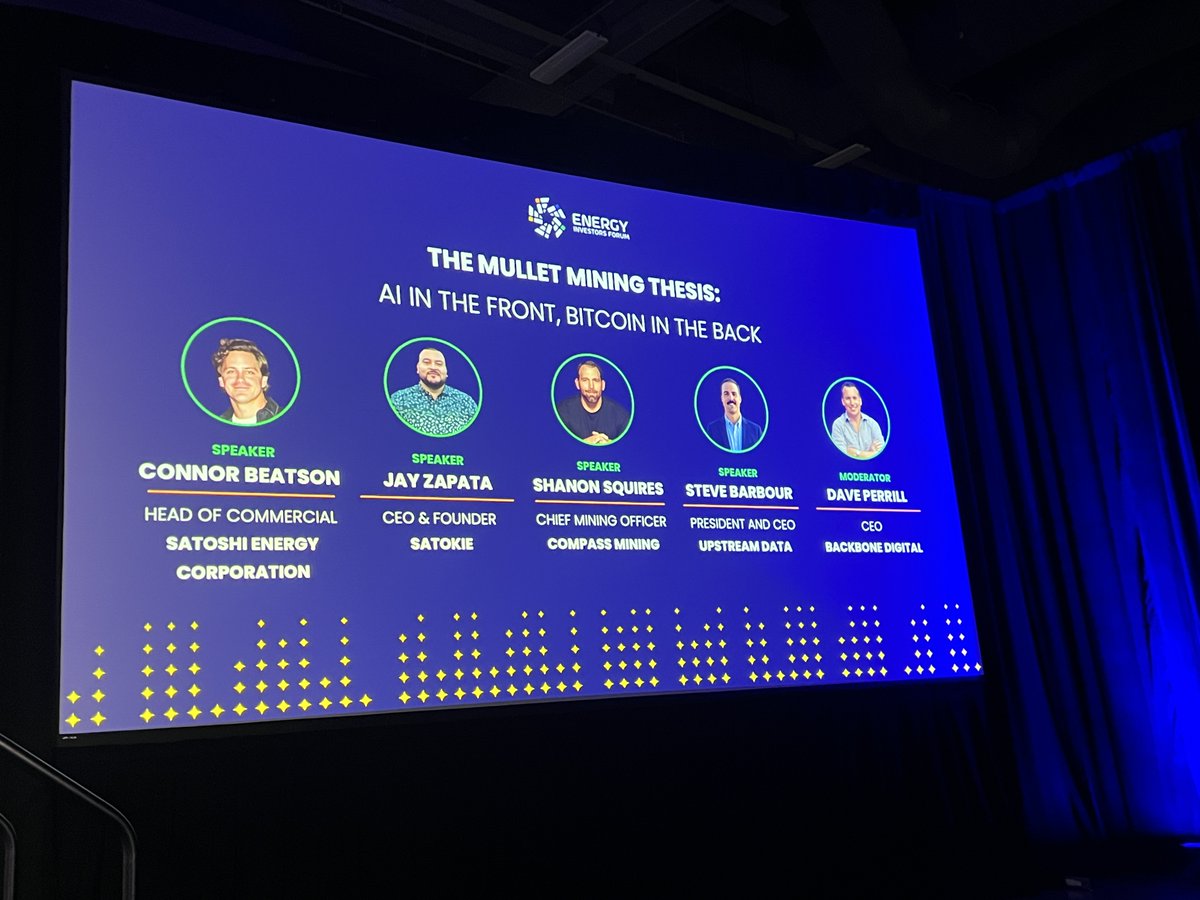 AvalonMiner_Joy's tweet photo. Back from Mining Disrupt Miami + EIF Dallas — back-to-back weeks on the ground with miners, hosts, and energy folks. Big theme this year: power flexibility isn't optional anymore, it's the deal-maker. AI convergence talk getting louder at every panel.#BitcoinMining #MiningDisrupt https://t.co/vL7RMs9rYd