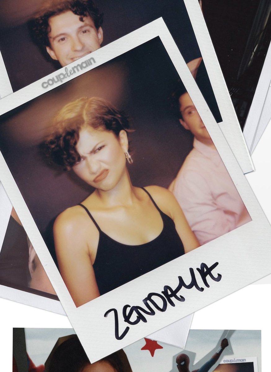 tomdayaarchive's tweet photo. tom holland and zendaya for @coupdemain https://t.co/m2HPl7t90N