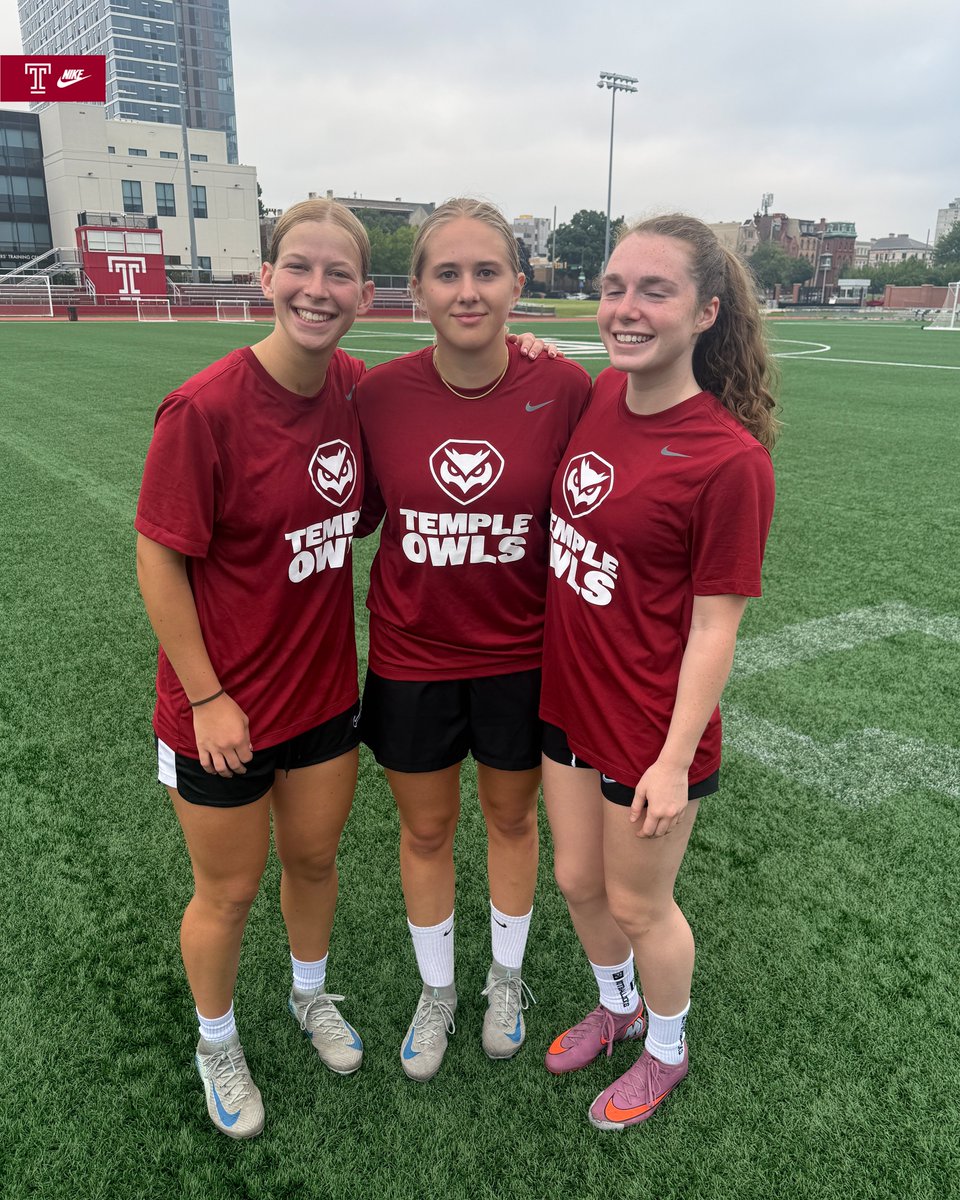 templewsoccer's tweet photo. Progress in action 📈
Fitness Test Leaders: Valentina, Jenna & Shari
Soccer Tennis Winners: Ofri, Lina & Danica
#GoOwls | #BuiltOnBroad https://t.co/0YRd1YFJKV