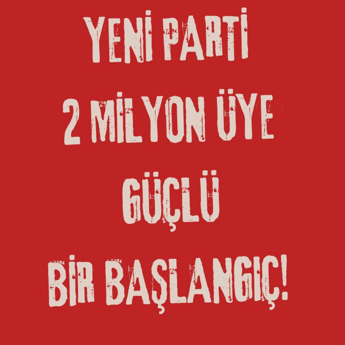 ypgenelmerkez's tweet photo. Yeni Parti'yi 2 milyon üyeyle başlatıyoruz. Tüm algıları boşa çıkarıyoruz. Kurtarıcı beklemiyoruz, kurtarıcı hepimiziz. Siyaseti dışarıdan izleme dönemi kapandı!
#yeniparti https://t.co/P68FGJ3StE