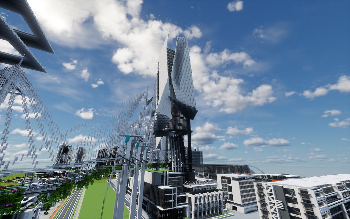 Lawrence_wazg's tweet photo. Why can we not touch the heavens with our buildings?#minecraft建築 #building #minecraftdesigns https://t.co/EipT6HpOQV