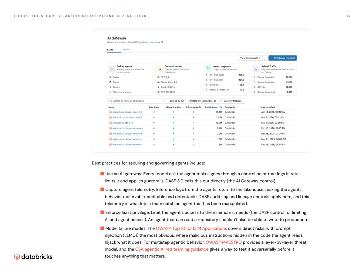 databricks's tweet photo. AI can discover and weaponize vulnerabilities in hours, while many security teams still operate on patch cycles measured in days or weeks.

This eBook shows how a security lakehouse approach can help teams:
• Consolidate vulnerability data, SBOMs, asset inventories, and multicloud telemetry on an open, OCSF-native foundation
• Use defensive AI agents for triage, exposure assessment, telemetry hunting, and an initial pass at detection rules
• Compress the exploit window with real-time analytics and multiyear searchable retention at up to 60% lower TCO

Download the eBook: https://t.co/C8Vs64MPON