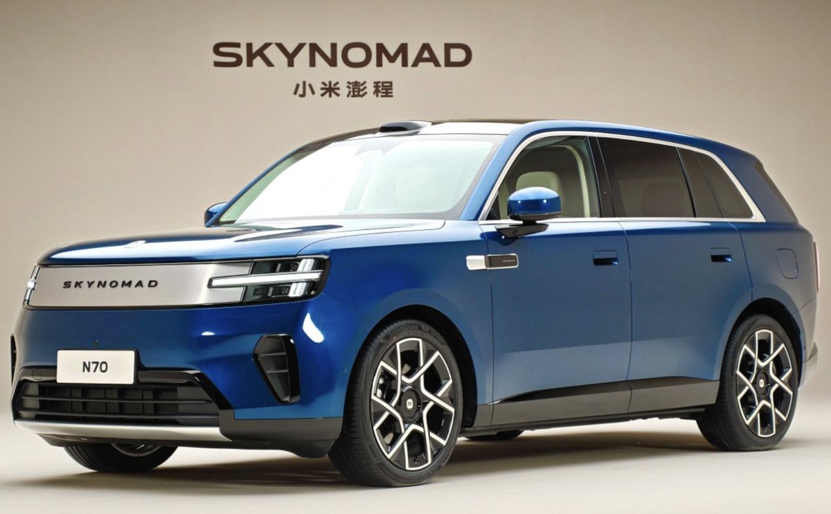 AutoAsiaBreak's tweet photo. Xiaomi's SkyNomad Claims EREV Range Crown

▶️N70 Max hits 505 km CLTC electric range
▶️Longest among production EREVs, says Lei Jun
▶️Presales start at $38,410 in China
▶️Serial PHEV, engine never drives the wheels

#Xiaomi #SkyNomad #EREV #AutoAsia https://t.co/vgafzGhWqi