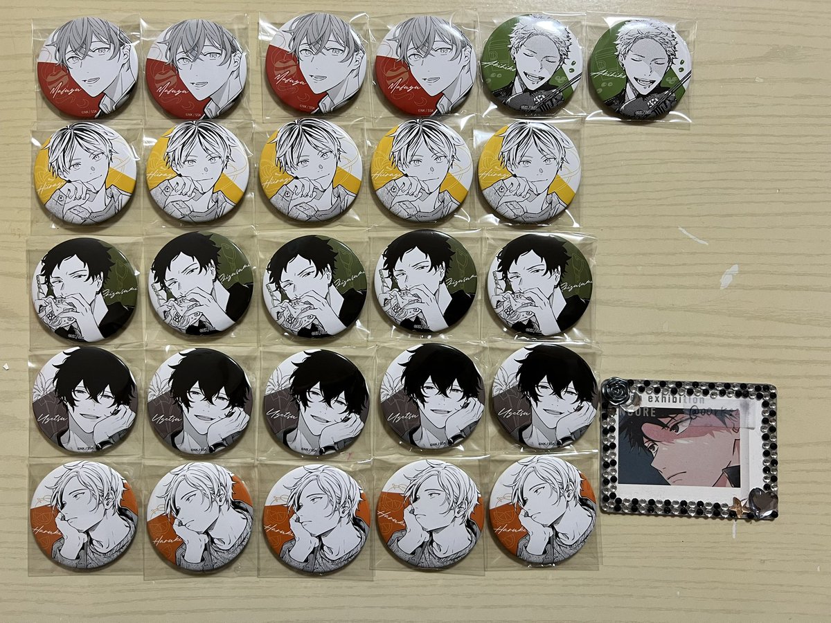 00rk22's tweet photo. 【交換/譲渡】ギヴン CODA:NextVerse 缶バッジ　チェキ風カード

譲 真冬 秋彦 ☆春樹 柊 ★玄純 雨月

求 同種 立夏or定価+送料

郵送のみ

譲渡の場合☆＞★同数含む
交換は1点〜◎

検索からもお気軽にお声掛けください
よろしくお願い致します🙇🏻‍♀️ https://t.co/p0dEFjOFSb