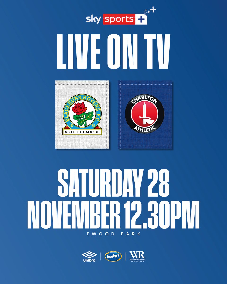 Rovers's tweet photo. 🎥 Four of our upcoming Sky Bet Championship fixtures have been selected for live broadcast on Sky Sports.

#Rovers 🔵⚪️