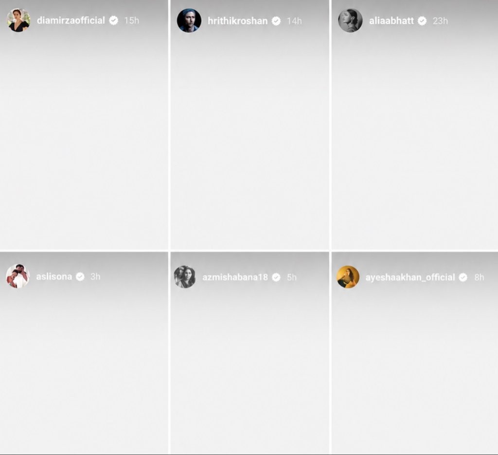 FabulasGuy's tweet photo. Bollywoodias who supported CJP

Updated insta story after new anti paper leak bill by govt 👏🏻👏🏻👏🏻 https://t.co/PbDa20Txep