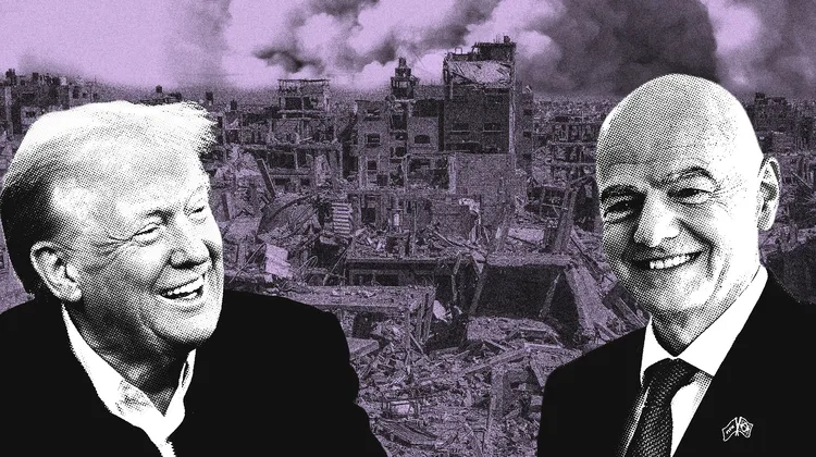 blast_france's tweet photo. Infantino allié de Trump à Gaza : la FIFA au service du génocide

La Coupe du monde 2026 est finie. Ce que l’on en retient ? Une image,  lors de la remise du trophée à l’Espagne : Gianni Infantino, président  de la FIFA, collé à Donald Trump. Ce que l’on sait moins, c’est que leur  complicité a un nom : Gaza. Depuis des mois, ces deux-là avancent en  effet main dans la main sur un projet de « reconstruction » qui  ressemble à une prise de pouvoir coloniale. Pendant qu'Israël bombarde  et affame la population, Infantino signe des accords, sourit, pose aux  côtés de Trump, et prête le football comme caution morale à l'opération.  La FIFA, qui répète en boucle qu’elle reste « apolitique », semble  ainsi avoir choisi son camp, et ce n’est pas celui des Palestiniens.

Par Tristan Pubert.

➡️ https://t.co/bNRbSIHmjf