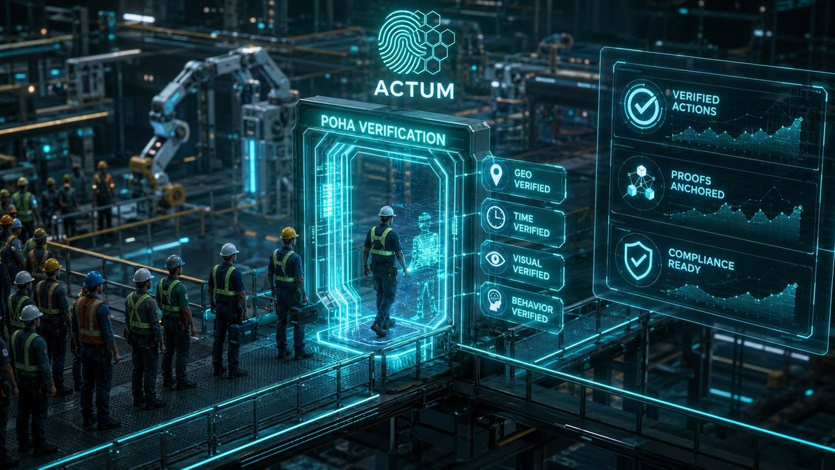 Actum_AI's tweet photo. AI doesn't just need more data.

It needs trusted data.

Proof of Human Action (PoHA) transforms real-world actions into verified, traceable, and auditable intelligence.

ACTUM is building the trust layer for the next generation of AI. 🚀 https://t.co/06ZXDRFQHu