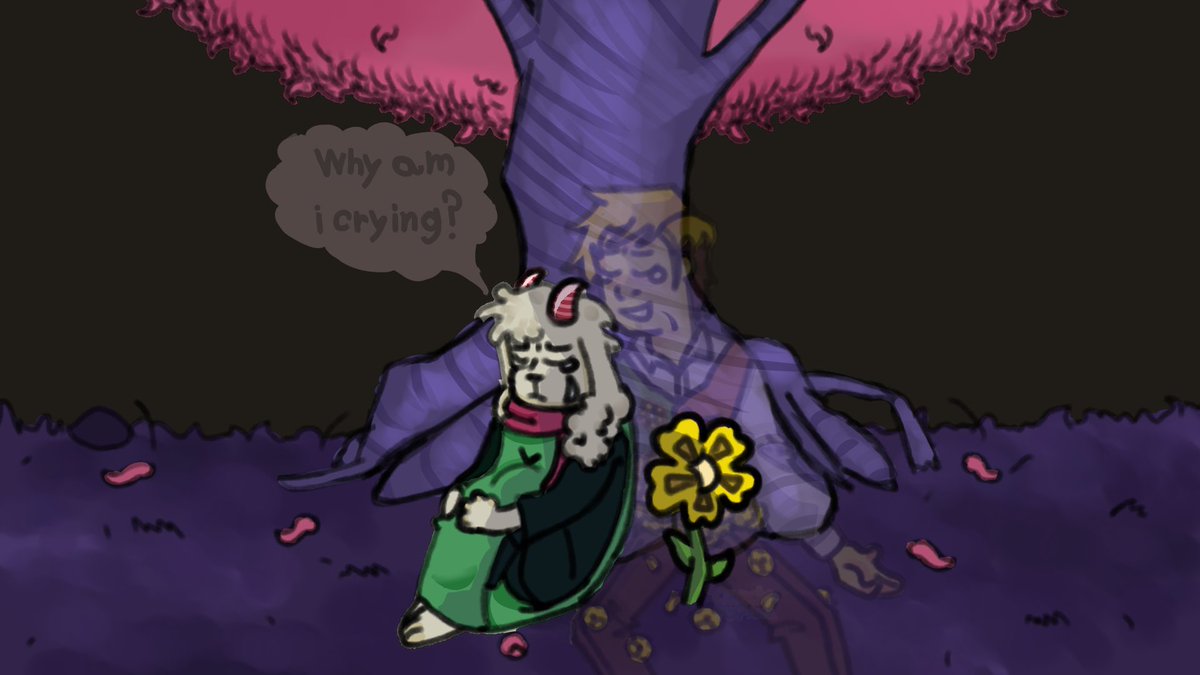 SillySmartArt's tweet photo. Aww, poor ralsei :( #fanart #deltarunefanart #ralseifanart #floweryfanart #art #artistontwitter https://t.co/wHpwNi0YTg