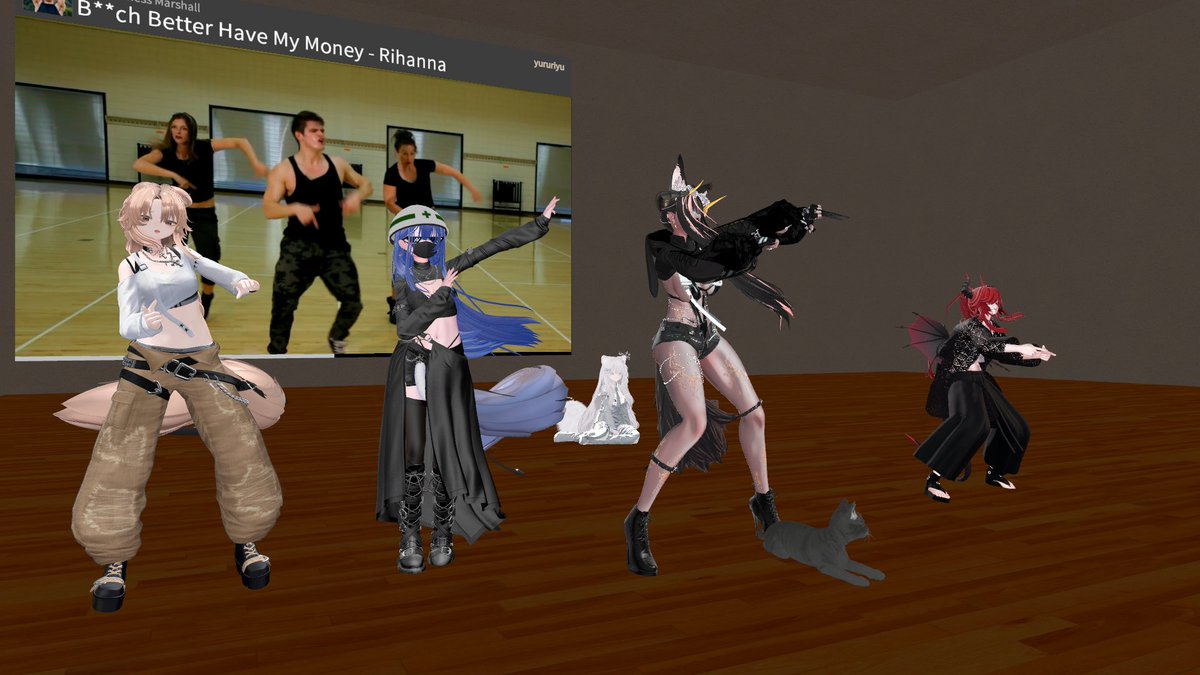 Skechobi's tweet photo. #vrchat
■ワールド名
PyPyDance
https://t.co/YPcY5k0pR3

突如なだれ込むフレンドのフレンドたち(Ver.2)、と、そのケツを愛でるフレンドのフレンド。

■同行者
@orangeyururiyu @mappy_vr @wuki884121 @ReDRiisA @MemoriA_777_ https://t.co/t4yvF6hhlY