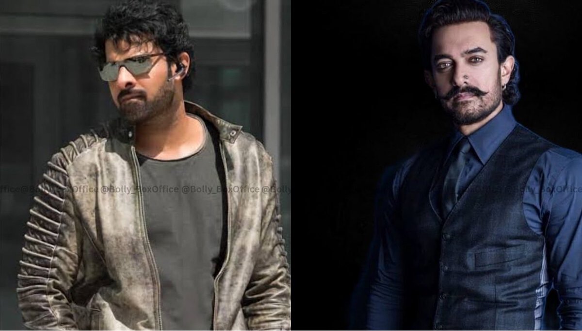 Bolly_BoxOffice's tweet photo. Currently, #Prabhas and #AamirKhan jointly hold the record for the most ₹500 crore worldwide grossers in Indian cinema, with FOUR FILMS each. 

Prabhas looks set to overtake Aamir Khan, as #Fauzi and #Spirit, slated for release in the coming months, are expected to create box office mayhem.