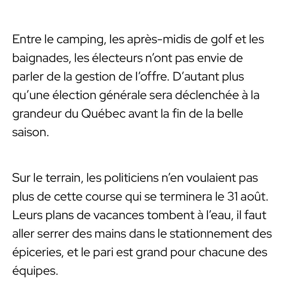 yfblanchet's tweet photo. Bonne question de @MoFortin.

Cela dit, des droits ou tarifs de 25% sur les produits contenant de l’aluminium ou de l’acier, 45% sur le bois, l’abandon de la culture, des arts et des médias en particulier en français dans les régions, menace soutenue contre la gestion de l’offre pourtant protégée par une loi du Bloc que le candidat libéral soutenait… Il faut en parler, un blé-d’Inde à la main s’il le faut. 🌽

Nous devons répéter nos propositions: soutien aux entreprises existantes, subvention salariale, aide à l’innovation et la productivité, correction du pouvoir d’achat des retraités qui dépensent sur le marché domestique, envisager des mesures ciblées comme le retrait du vin des tablettes, mais toujours être ouverts à la négociation…

Je me demande toutefois : Mark Carney a-t-il rencontré en personne et discuté de ça avec Daniel Gobeil (et quand) ? Il n’est jamais venu dans la région. 

Non, on ne voulait pas de partielles concurrentes avec l’élection québécoise et le jour même de la rentrée scolaire, avec 4 candidats fédéraux et 5 candidats du Québec sur le même terrain en même temps.

Mais faisons ce qu’il faut pour gagner. J’y serai.

☀️⚜️

@957KYK 
@RadiCanadaInfo
@LeQuotidien_Cyb 
@mariosimardbq 
@Alduceppe 
@mariodumont