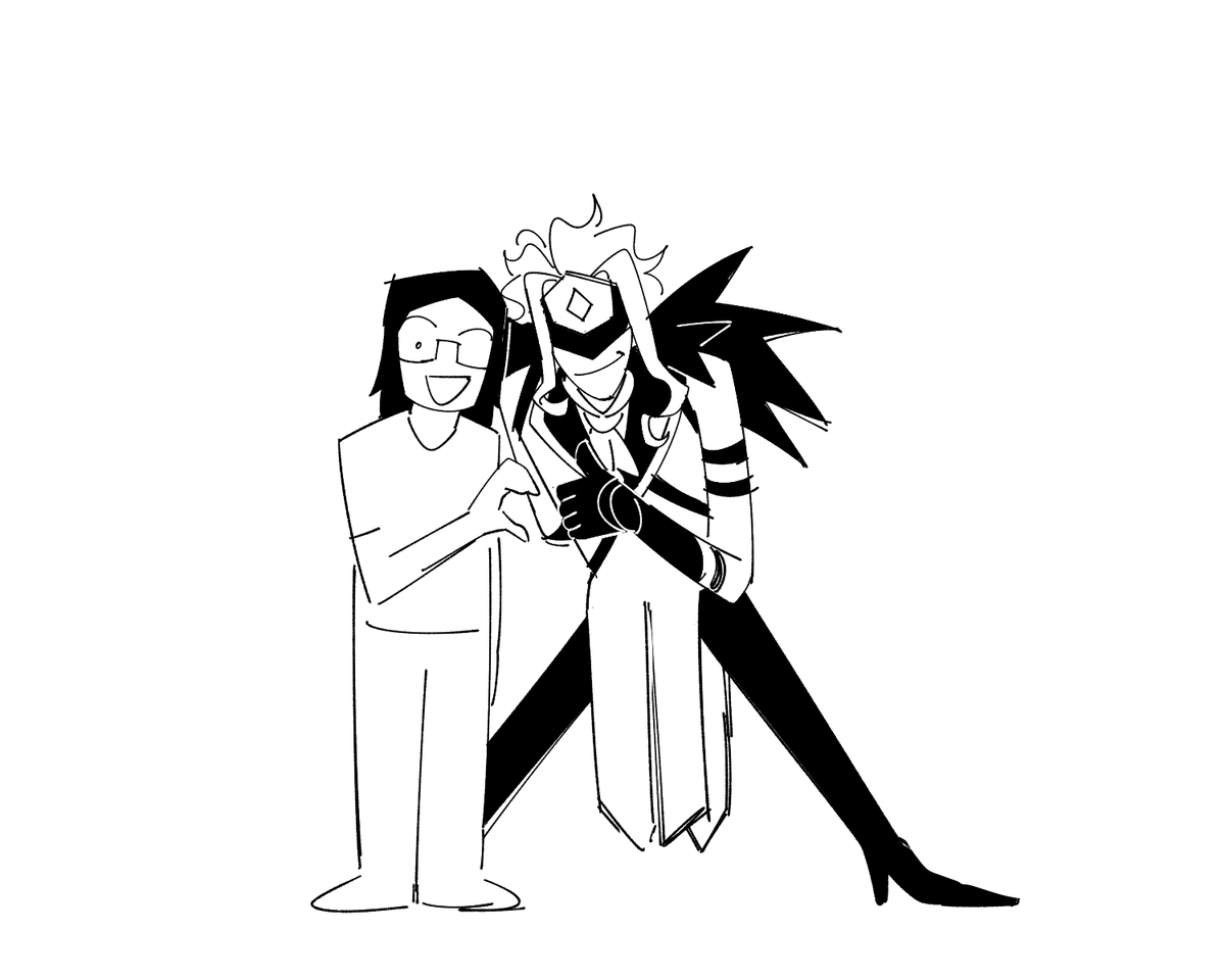 DrawsRy's tweet photo. I was sad so heres me and my fav yay https://t.co/IYWVQlCnoZ