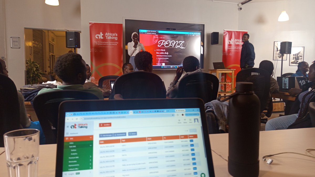 DEOSIATAH's tweet photo. Final pitching session at Africastalking 🔥🔥
Kuwakumbusha Tu... 😂
#BuildWithAT #WeLoveNerds @ATCommunityNBO @Africastalking @ATWomenInTech https://t.co/86Q9lXmmqr