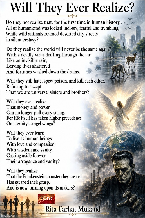 MukandRita's tweet photo. Will They Ever Realize? #Poetry https://t.co/usLcsTNvkH