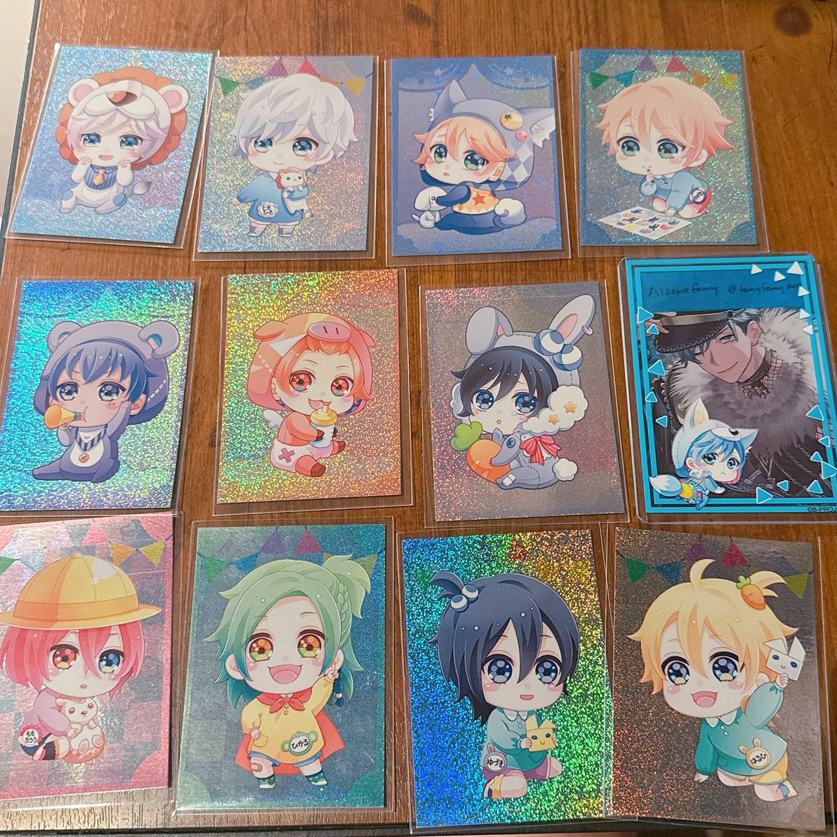fannyfannymok's tweet photo. 【交換】B-PROJECT Bプロ motto emo cafe カフェ特典 ホロカ 10th BABY KIDS ホログラムカード アクキー

譲：北門 是国 増長 音済 王茶利 野目 釈村 唯月 遙日 不動 殿

求：愛染

郵送交換希望です。

検索からでもお気軽にどうぞ。
よろしくお願い致します。 https://t.co/nx7VPLDNA3