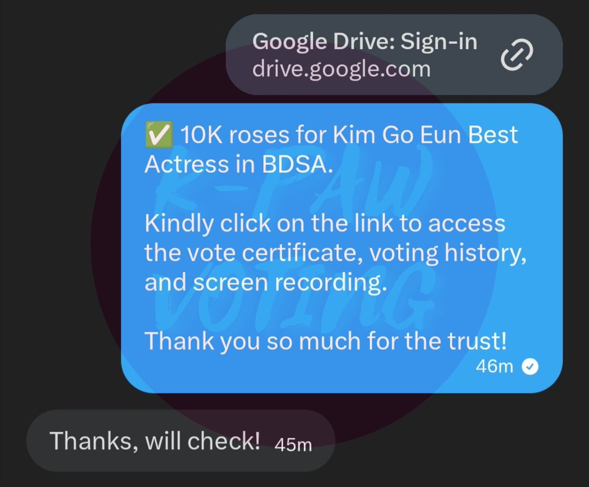 kpawvoting's tweet photo. [#kpawvotingproof]

SOLD 10K roses for Kim Go Eun - Best Actress category in 5th Blue Dragon Awards. Thank you so much for purchasing 😊

Purchased by: anon. https://t.co/C5qEtpexbY