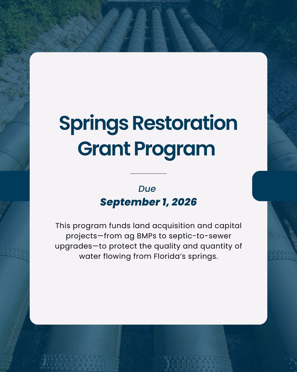 FLCities's tweet photo. Don't miss out! Grant funding is available to support your city's next big initiative. Head to https://t.co/3yLZ0cWk3u to see what's available. https://t.co/PE578MHLdA
