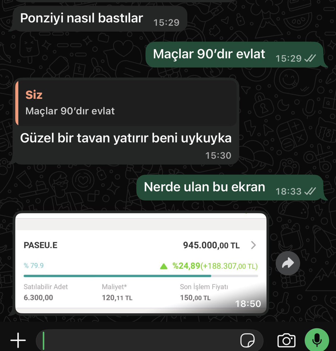 ciobankk's tweet photo. Maç 90 dk 

Son düdük çalmadan bişey belli olmaz 

#paseu #poseidon https://t.co/2LXHvyOQ92