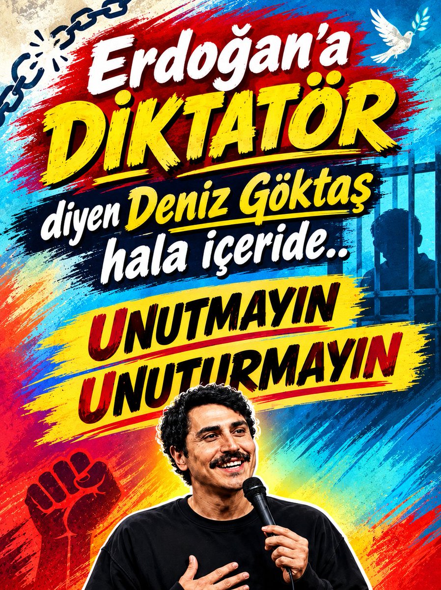 yaltakgurbuz's tweet photo. #DenizGöktaşSerbestBırakılsın https://t.co/zU8MpxBQQC