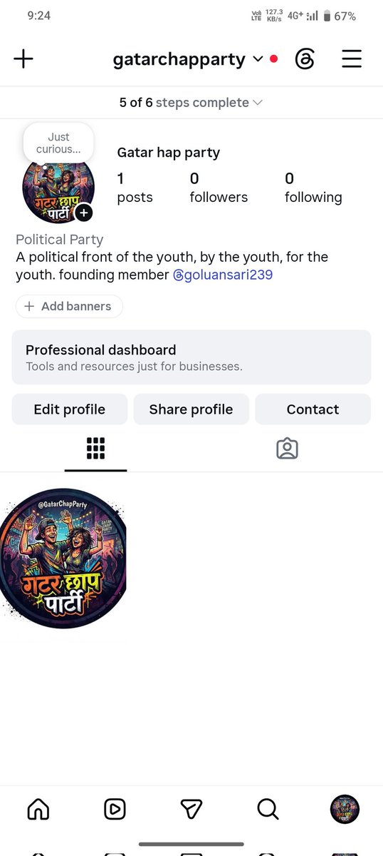 Qamarchima's tweet photo. @news24tvchannel @SanjayAzadSln गटर छाप पार्टी बन गई है इंस्टाग्राम पर। https://t.co/B5dqNnutkb