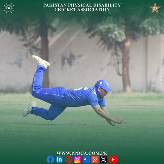 PPDCAOfficial's tweet photo. Fearless in the Field.
The Sindh PD Cricket Team showcases exceptional commitment with a brilliant diving fielding effort during the PD T-20 Quadrangular Cup 2024. It's moments like these that demonstrate passion, resilience, and fighting spirit of PD Cricket community.
.
#PPDCA https://t.co/aw0u6reMbt
