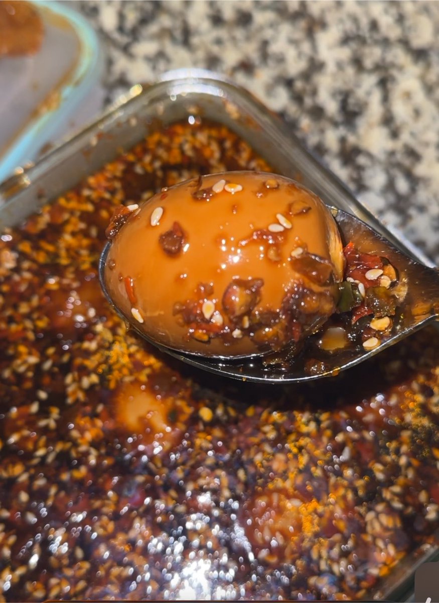 smoke_nd_pearlz's tweet photo. I made Mayak Eggs!!  God these are so good. I could eat 4 of these in one sitting pre surgery lol😩😂 https://t.co/0Ij92pWNjH