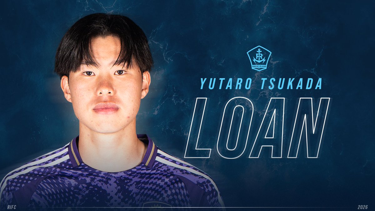 RhodeIslandFC's tweet photo. Adding depth to the attack 🎯

#RIFC has announced the signing of forward Yutaro Tsukada on loan from Orlando City SC, pending league and federation approval.

Welcome, Yutaro!

📰 https://t.co/sIbBajLg7b https://t.co/O7YqM9vFI0