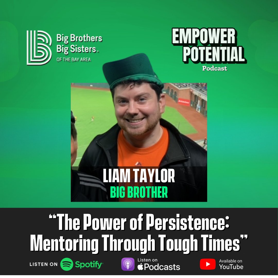 bbbsbayarea's tweet photo. Big Liam joins the #EmpowerPotentialPod to share his story of persistence!

We’re talking:
📞 Staying the course during a 9-month silence
🚀 Supporting youth into adulthood with Big Futures
🧡 Mentorship as a mission for kindness

🎧 Tune in: https://t.co/C3fIvKTMgy–. 
#BBBSBA https://t.co/Uk3e6J8LT7