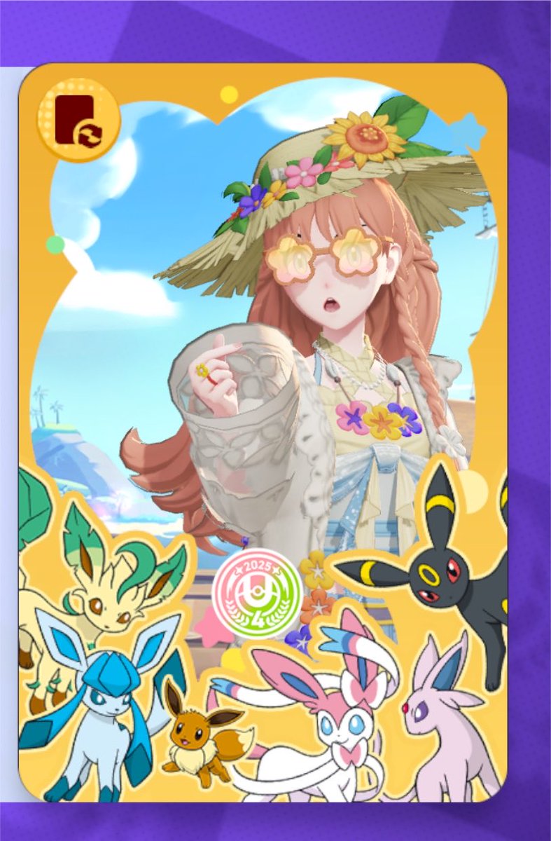 cookiepippi3101's tweet photo. 真夏のポケパークで記念写真撮るタイミングミスった！がテーマのトレーナーフォトに変えた https://t.co/KsFrdC20Uw