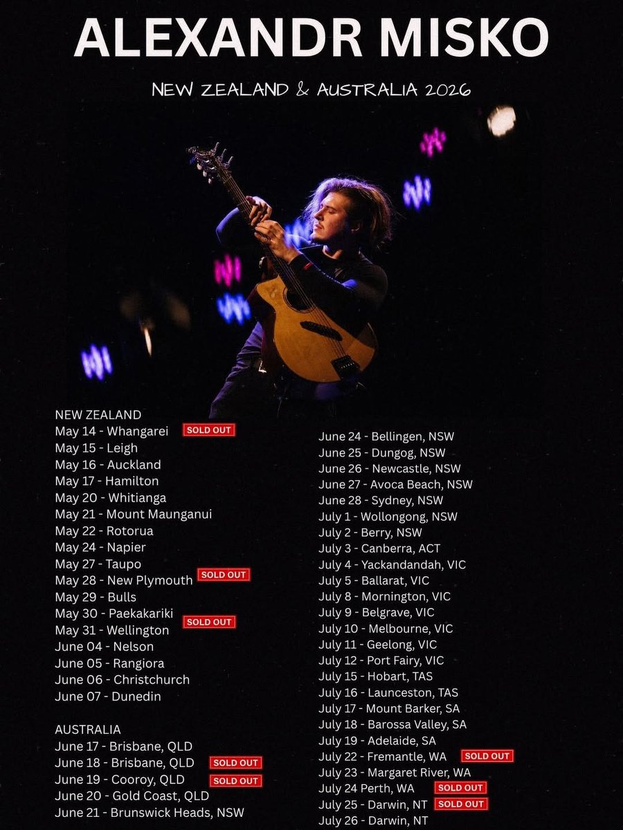 alexandrmisxaai's tweet photo. I still can’t believe I’m saying this…

I’m going to New Zealand &amp; Australia for the first time ever 🇳🇿🇦🇺
And it’s not just a few shows, it’s my biggest tour so far 🤯

I’ll be bringing FINAL BOSS and my Frankenstein Guitar with me, so you can experie... https://t.co/AOMiPogzoi