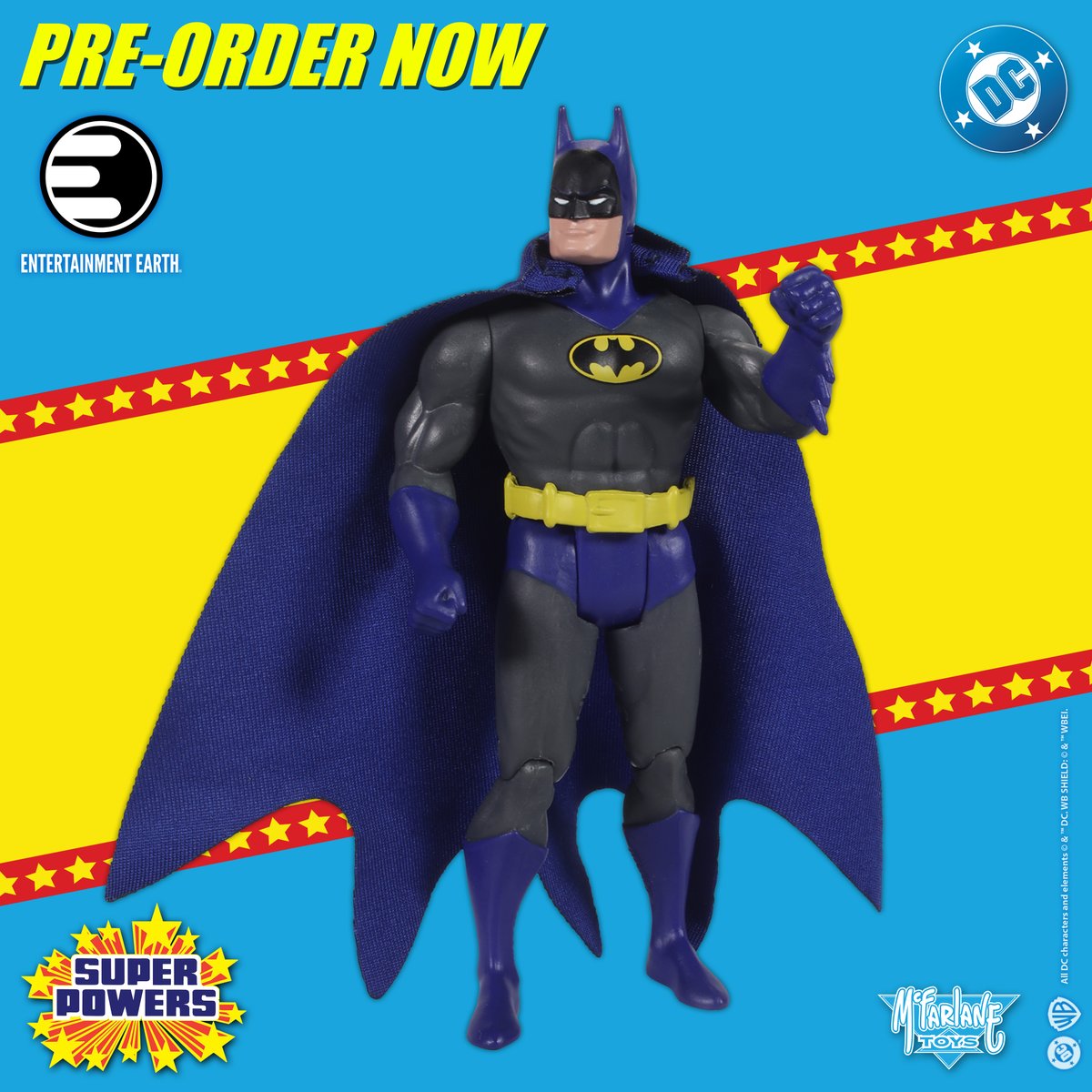 mcfarlanetoys's tweet photo. The third wave of DC Super Powers including Batman, Batgirl, Red Tornado, Harley Quinn, Superman Red and Superman Blue is available for pre-order NOW exclusively at @entearth! ➡️ https://t.co/E52BWrWzlF

#McFarlaneToys #EntertainmentEarth #DCSuperPowers #SuperPowers https://t.co/2efTCdzRrN