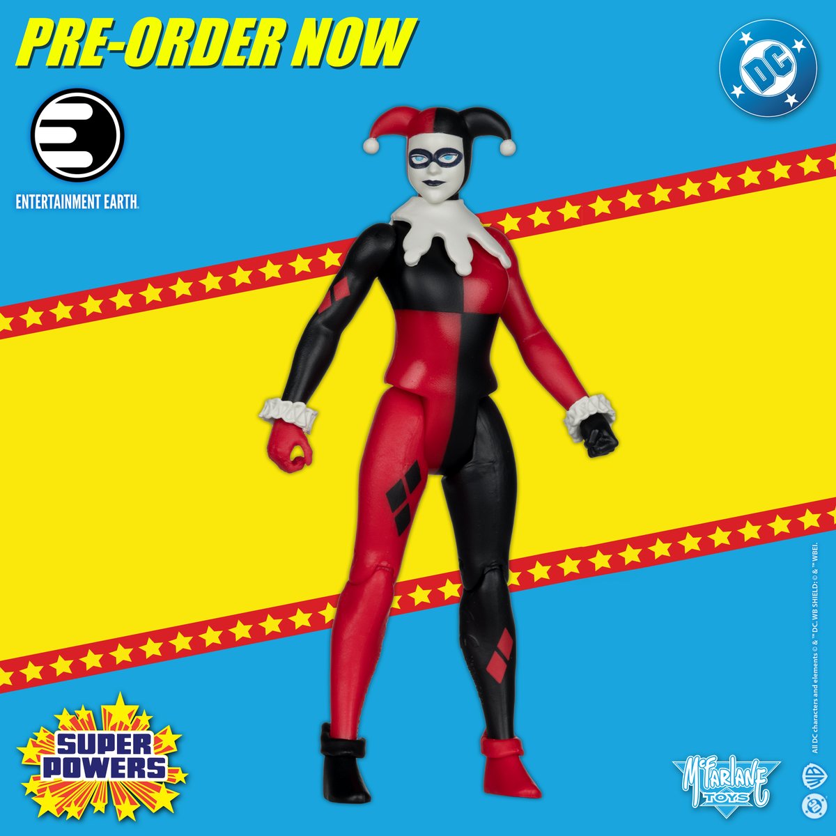mcfarlanetoys's tweet photo. The third wave of DC Super Powers including Batman, Batgirl, Red Tornado, Harley Quinn, Superman Red and Superman Blue is available for pre-order NOW exclusively at @entearth! ➡️ https://t.co/E52BWrWzlF

#McFarlaneToys #EntertainmentEarth #DCSuperPowers #SuperPowers https://t.co/2efTCdzRrN