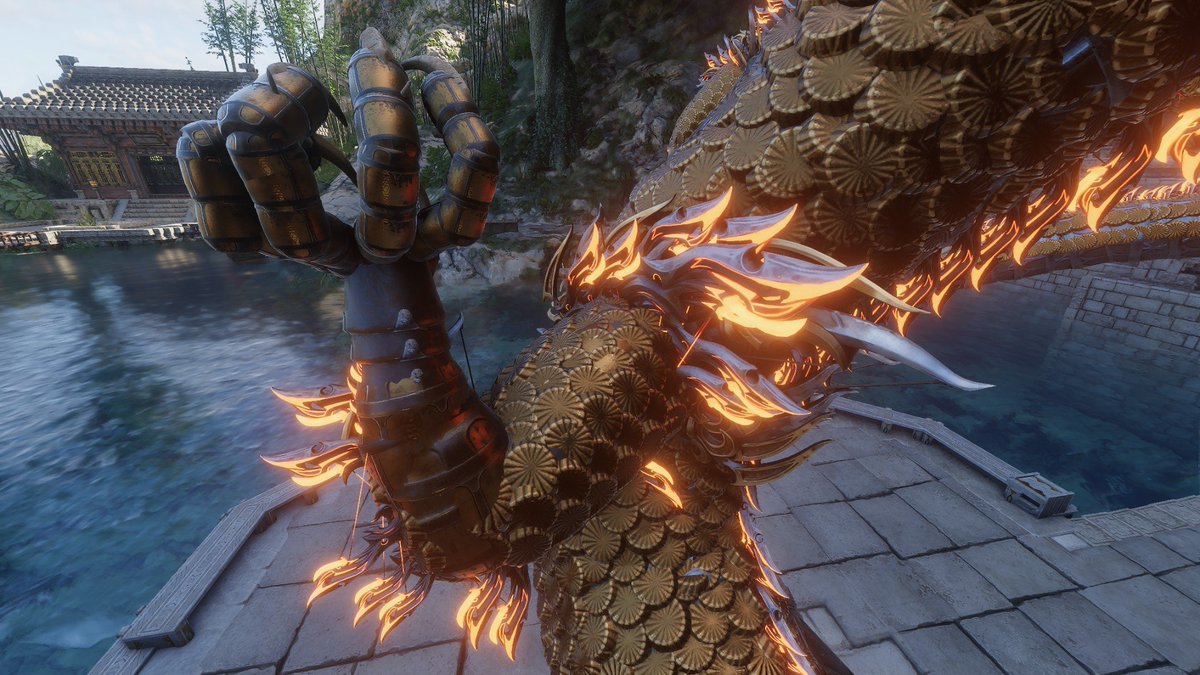 KeenGamesStudio's tweet photo. Some of us just build wooden shoe boxes to shove all our survivors into. 🏠 Others, like player Rusty Knife, use hundreds of meticulously placed props to build a... dragon? 🐉

We don't understand how they did it either... https://t.co/ct6ieMAe1y
