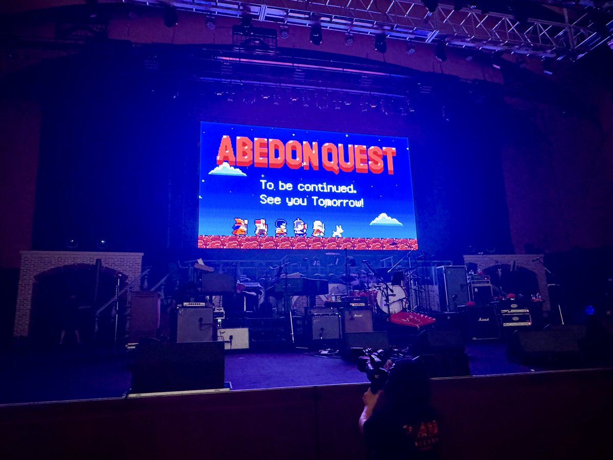 ayako05060617's tweet photo. 2026.7.29&amp;30
アベドンクエスト60～勇者ヨシフィコ　
そして還暦へ～
2日間お祝いできて嬉しかった楽しかった㊗️
29日は座席の列番号を見ながら進んで行ったら2列目だった〜😇
去年の12月から席運ヤバすぎる
目の前で繰り広げられるパフォーマンスに感動笑い涙とさまざまな感情が…
本当にユニコーン🫶🏻 https://t.co/wy7D57qjPl